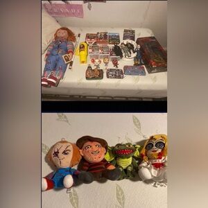 Horror Movie Character Plush Collection - Chucky, Freddy, Gremlins and More
